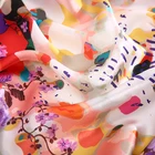 Silk Fabric 100% Real Pure Silk Satin Digital Printed Silk Fabric