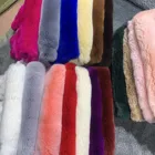 Rabbit Skin China Suppliers Animal Fur Dyed Color Real Rex Rabbit Fur Skin Tanned Fur Pelt With Cheap Prices