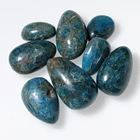 Shaped High Quality Different Shaped Natural Polished Blue Apatite Tumbled Stone For Decor