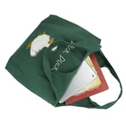 Canvas Bag Canvas Custom Women Printed Cotton Reusable Shopping Canvas Bag Logo