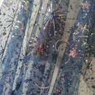 Stars Wholesales Sequin Tulle Fabric For Wedding Important Event Dress Stars Moonlight Sequin Fabric