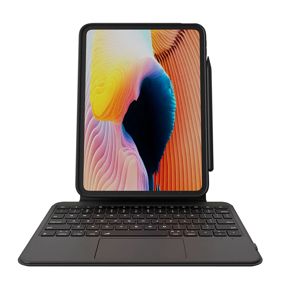 product laudtec 3pin detachable keyboard folio case for ipad pro 13 air 11 works in both portrait and landscape modes with stand pbk344-3
