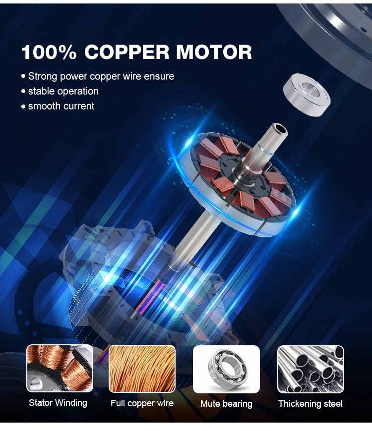 Ceiling Fan, Aluminum, 100 W, FE+Aluminum Blade - detail 12