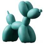 Sculpture Modern Home Decor Balloon Dog Figurines Nordic Resin Animal Sculpture Ornaments For Living Room Decoration