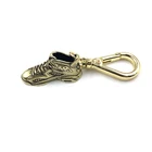 Jordan Factory Wholesale High Quality Metal Brass Sneaker Aj6 Jordan Mini Sneaker Keychain