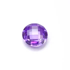 Stone Hotsale Fashionable Round Double Checkerboard Violet Machine For Cutting Gem Stone For Sale