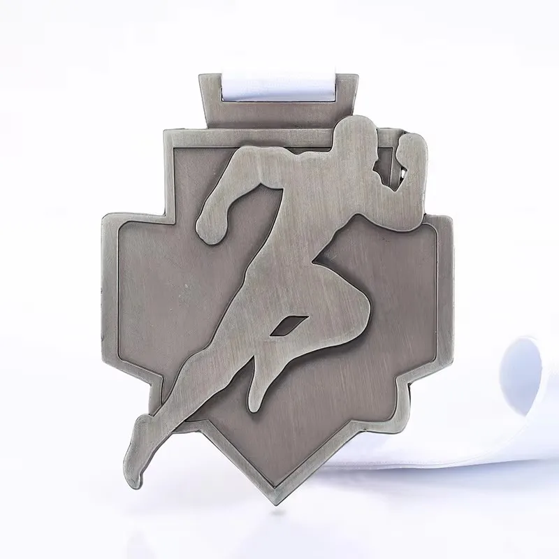 Direct Factory Sale Customized Sports Medals Award Marathon Running Sport Race Metal Medal manufacture