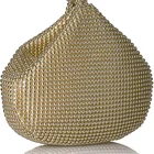 Evening Clutch Bag Evening Clutch Bag Women's Staci Mesh Wristlet Pouch Clutch Evening Bag