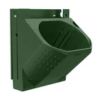 Pots Containers Vertical Flowerpot Outdoor Plant Wall Plastic Green Planting Pots Wholesale Containers Vertical Flowerpot