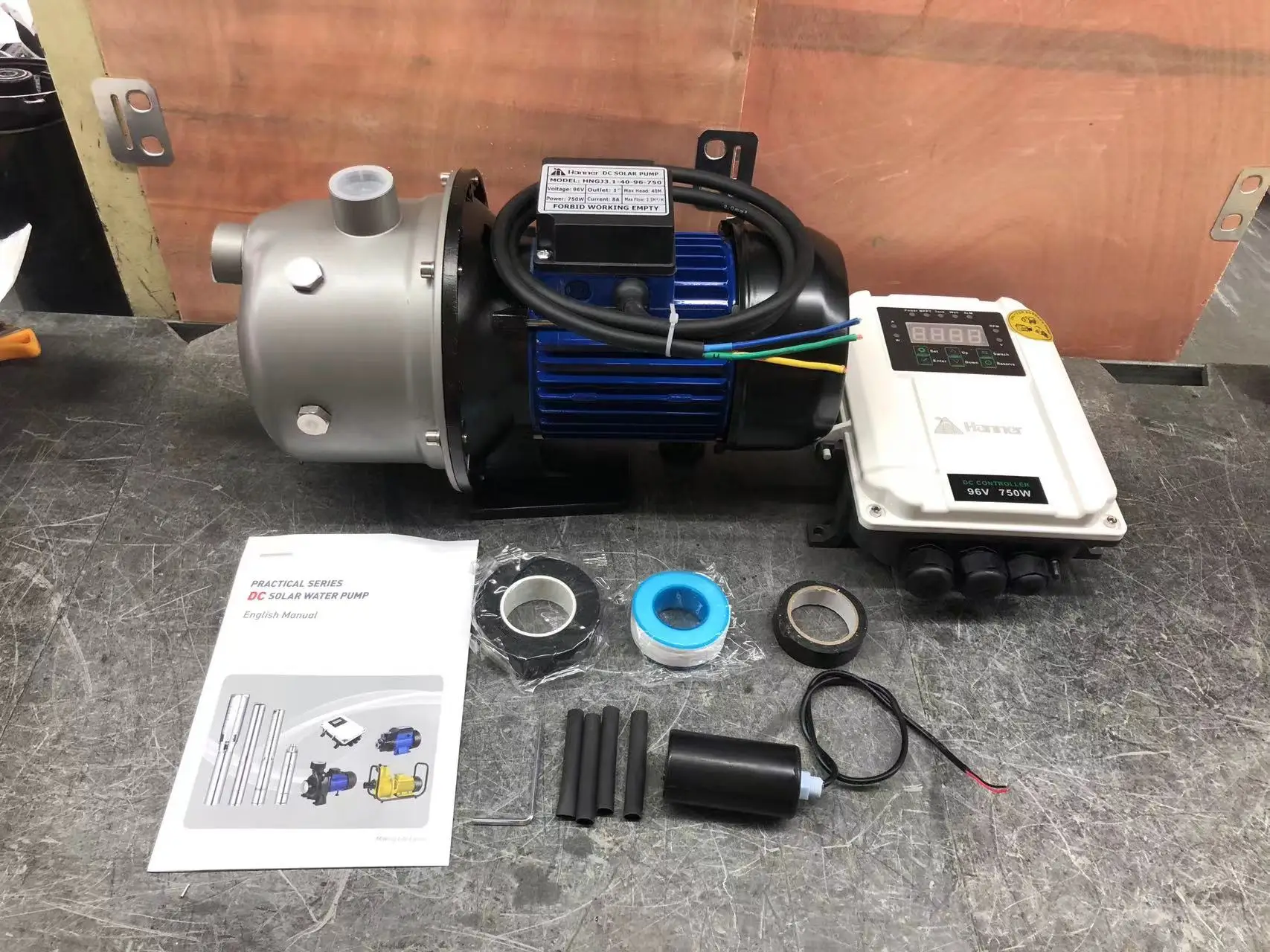 Dc V Hp Solar Power Water Surface Booster Pressure Pump With Mppt