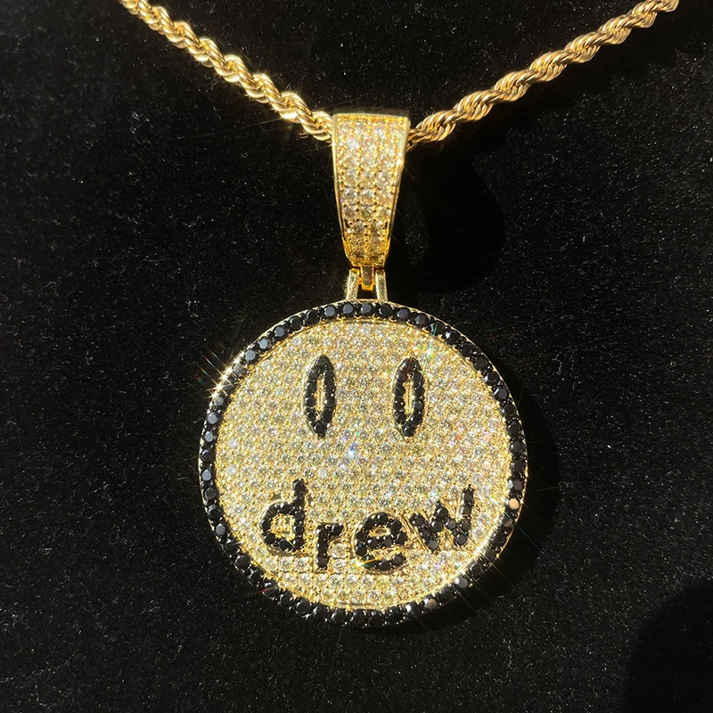 Hip Hop Jewelry Drew Smiling Face 