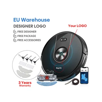 2023 Hot Sale Multifunction Auto-increase Suction Vacuum Cleaner Aspiradora Robot Smart WIFI Germany Robot Vacuum Cleaner