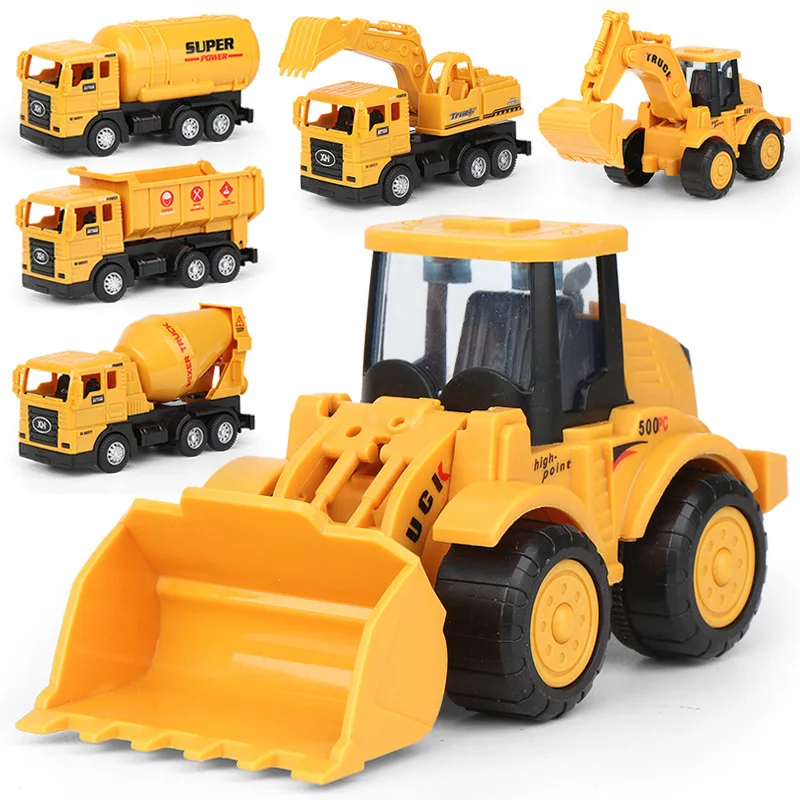 Kid Truck Toy Plastic Forklift Building Toy Vehicle Model Kids Toddler Toy Gift 