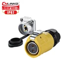 Battery Charger Connectors M20 Electrical Connector CNLINKO M20 2 Pin Security Lock 20a Battery Charger 480 Volt Electrical Connectors Waterproof IP67