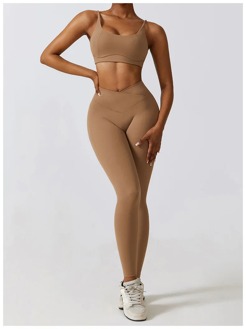 Women’s High Waist Yoga Leggings Set main image 0