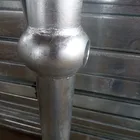 Steel Handrails Welded Hot Dipped Galvanized Economical Type Steel Ball Stanchion Handrails