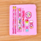 School 2021 Cute Cartoon Children's Day School Gift Stationary Kid Set