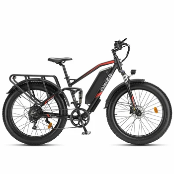 2024 New Style 48V 750W Motor Power Electric Mountain Bike 2023 26\" Fat Tire Bicycle with Removable 48V 17.5AH Battery Adults