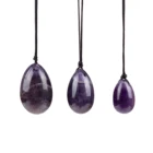 Nephrite High Quality Eggs Set Crystal Nephrite Jade Gia Certified Yoni Egg Amethyst