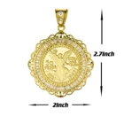14k Gold 2021 Trend High Quality Non-fading Glorious 14k Gold Brass Pendant Design Jewelry Gift Pendant