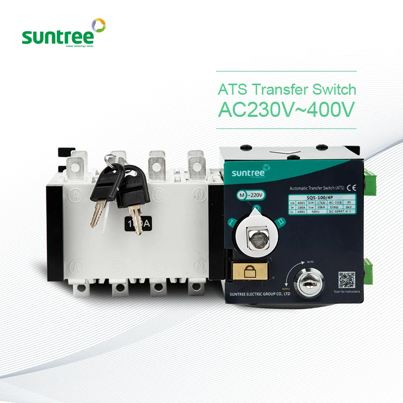 City Electricity Ats Controller For Generator Ac Type Dual Power Change