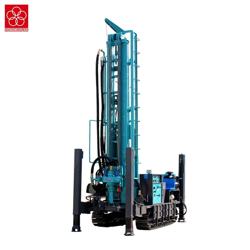 Hongwuhuan HWH280 water drill rig 280 meters DTH Hammer cheap water well drilling rig