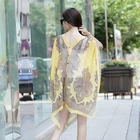 Long Print Shawl Wholesale Women Fashion Long Digital Print Silk Chiffon Beach Shawl Scarfs