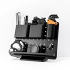 Black Desk Organizer Hot Sell Uk Tiktok Shop Easy Assembly Desktop Stationery Black Office Supplies Desk Organizer With Box