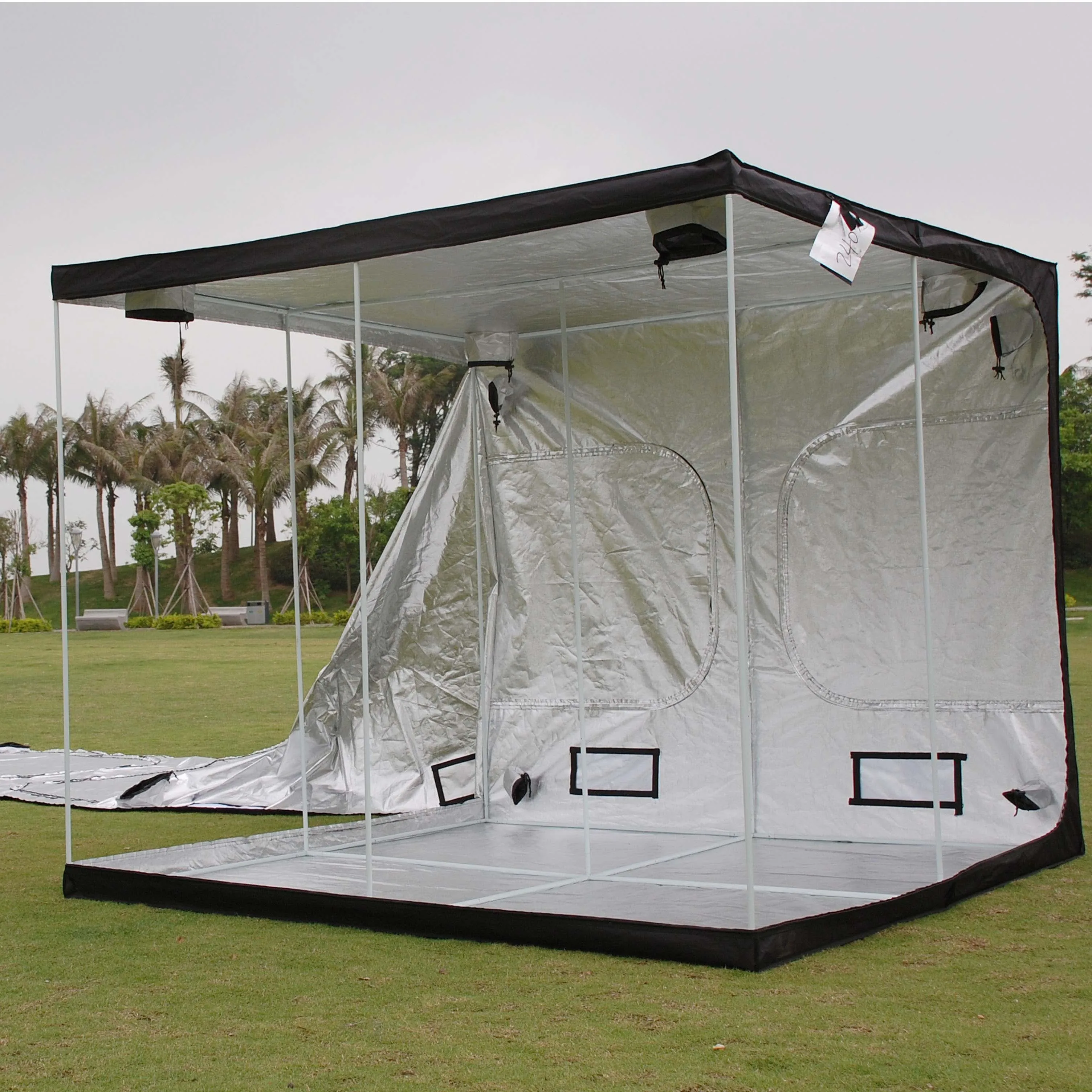 Plant Tent Steel Frame Easily Assembled 4x4 with Eco-Friendly Modern Design for Hydroponic Grow and Home Use supplier