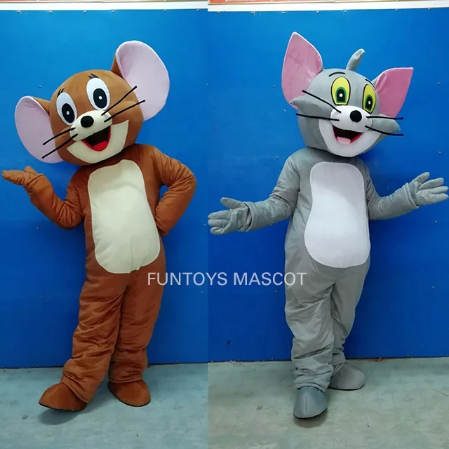 Funtoys Ce Tom Cat And Jerry Mouse Mascot Costume Cosplay Cartoon Film  Halloween For Adult - Buy Tom Cat And Jerry Mouse Mascot Costume,Cartoon  Character Mascot Costumes,Adult Cartoon Costume Product on 