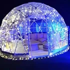 YumuQ Trade Show Tent Diameter Igloo Geodesic Dome Steel Structure Camping Tent Hotel Luxury Dome For Backyard Outdoor