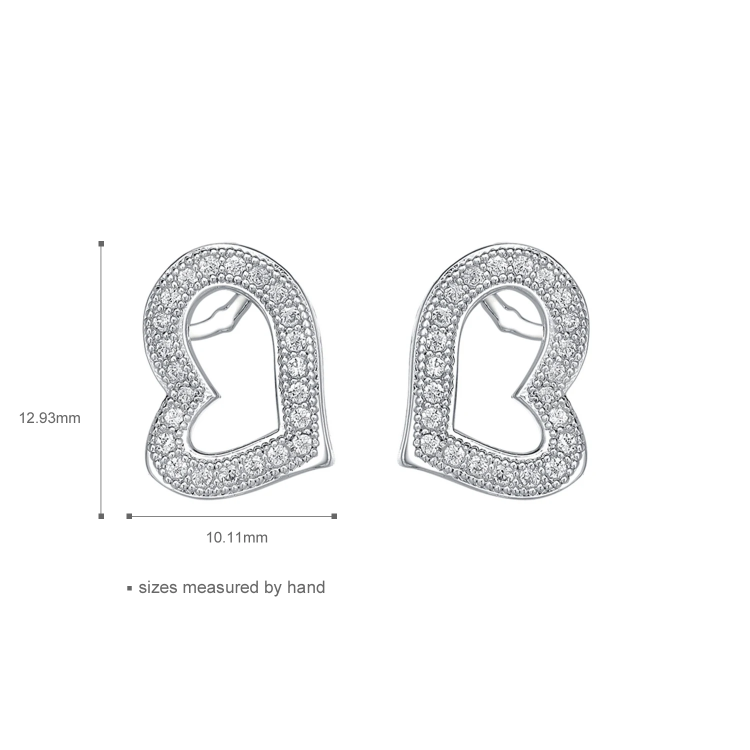 Love Heart Hollow Out Crystals Stone 925 Sterling Silver Personliaze Jewelry Set For Women(图4) Love Heart Hollow Out Crystals Stone 925 Sterling Silver Personliaze Jewelry Set For Women(图4)