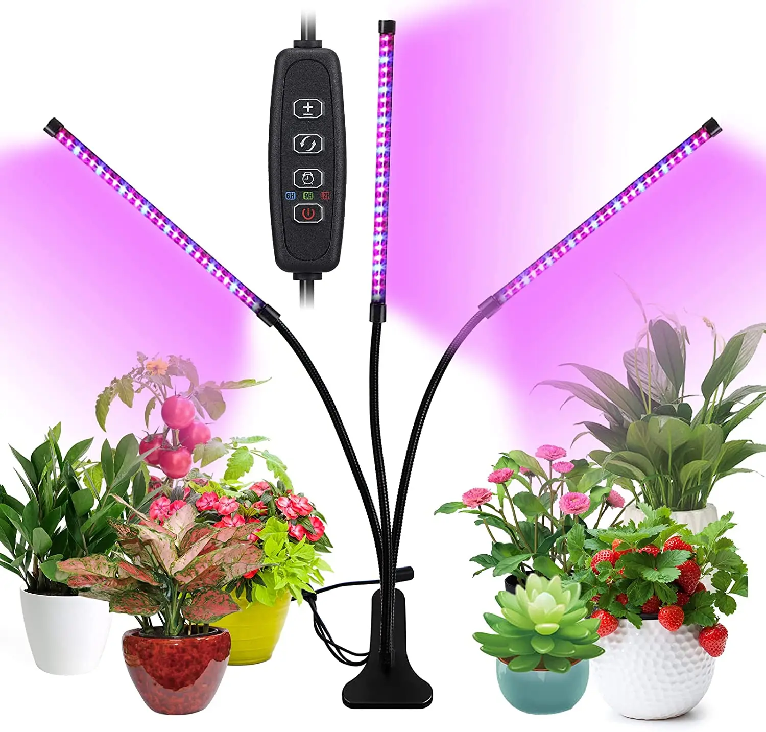 Plant Lights for Indoor Plants Auto ON/Off Timing Lamp with... Grow Light 