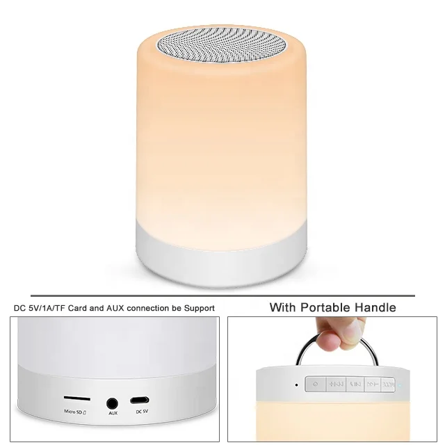 a magic speaker touch lamp