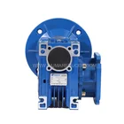 Reducer Worm Reducer Wholesale Customized Ral5010 Blue Worm Gear Speed Reducer Output Flange Gearbox