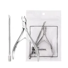 Cuticle Nipper Fast Shipment Professional Manicure Set Stainless Steel Nail Cuticle Nipper With Pusher