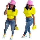 Shirt Ladies Summer Casual Sexy Short Sleeve Women Shirt Ladies Crop Top Backless T Shirt