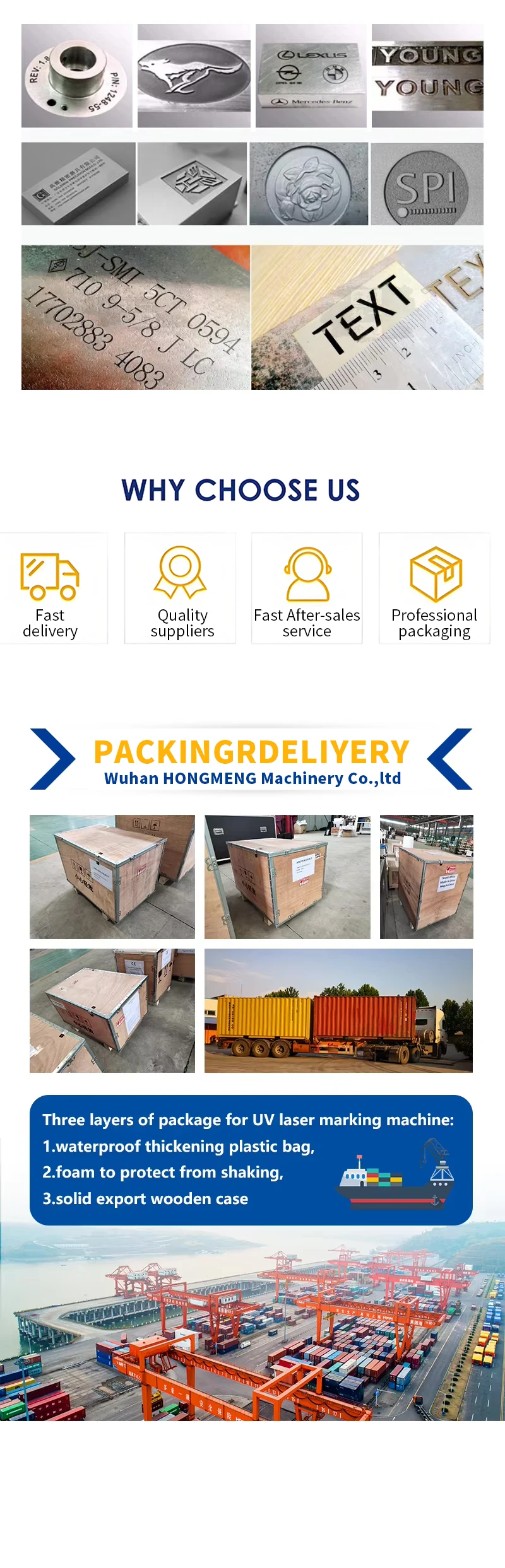 Industrial UV Flying Laser Marking Printer Machine High-Accuracy 3W for Home Use Supports AI Graphic Format Factory Price