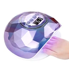 Uv Gel 2021 Newest Product 86w ABS Dual Light Pro Cure Mini Uv Gel Led Nail Lamp For Salon Manicure