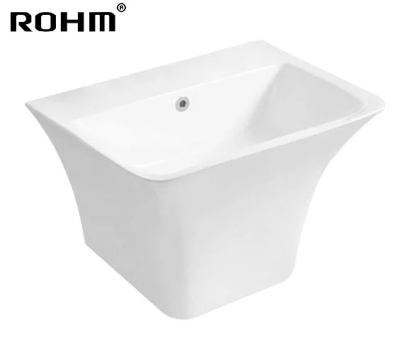 R-WH008 Sanitary Wares Wall Basin Lavabo Basin Wall Sink Basin Bathroom Sink Bathroom Design Modern supplier