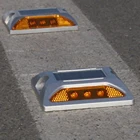 Pavement Marker Garden Dock Lights Driveway Deck Aluminum Led Cat Eye Solar Road Stud