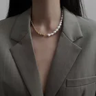 Pearl Necklaces Necklace Luxury Pearl Beaded Chain Jewelry Necklaces Stainless Steel 18k Gold Necklace