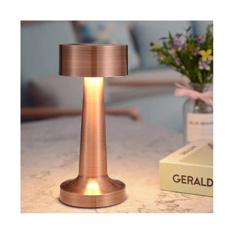Nordic Modern Minimalist Led Eye Protection Usb Charging Bedside Desk Light Metal Hotel Restaurant Bar Atmosphere Table Lamp