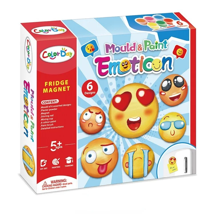 Diy Color Painting Toy Educational Toys Plaster Game Painting For Kids Mould And Paint Craft Kit