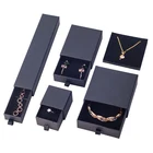 Custom Logo Gift Custom Logo Drawer Jewelry Sets Packaging Box Wholesale Luxury Gift Sliding Ring Bracelet Box