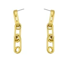 Oval Hoop Earrings Hoops Women Gold Thick Oval Hoop Brass Earrings Shaped Huggie Hoops Earrings