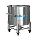 500 Litre 304 316 Stainless Steel Open Top Tank Vertical Water Storage Tank