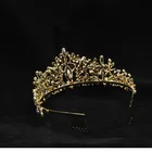 Baroque Rhinestone Crown Wedding Jewelry Hair Accessories Crown Bridal Headdress