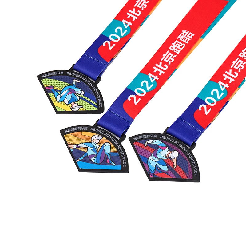 Manufacturer Custom Wholesale 3d Gold Award Soccer Football Marathon Running Metal Blank Puzzle Medal With Ribbon supplier