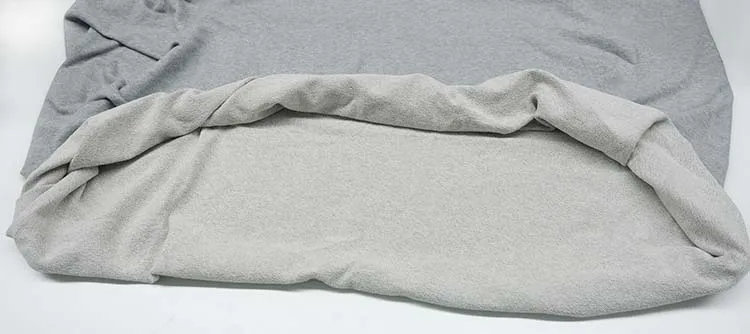 Seamless TOP Tube TShirt Cotton Spandex Free Cut Tubular Knitting Jersey Fabric in Rolling Packing factory